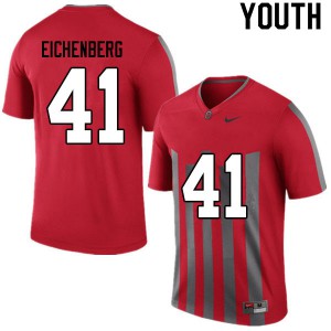 Youth Ohio State #41 Tommy Eichenberg Retro Stitch Jersey 506852-463