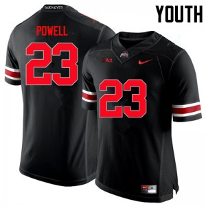 Youth Ohio State #23 Tyvis Powell Black Limited College Jersey 981429-956