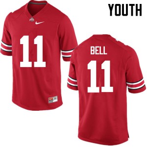 Youth OSU #11 Vonn Bell Red Game Embroidery Jerseys 816288-861