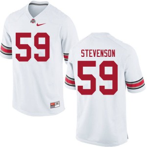 Men Ohio State Buckeyes #59 Zach Stevenson White Stitched Jersey 609548-605